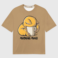 Футболка оверсайз мужская Morning mood, цвет: 3D-принт