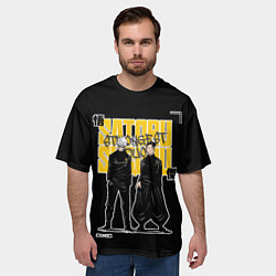 Футболка оверсайз мужская Сильнейший дуэт - Магическая битва, цвет: 3D-принт — фото 2