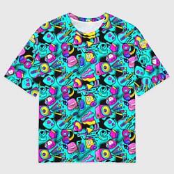 Футболка оверсайз мужская Childrens music, цвет: 3D-принт