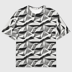 Футболка оверсайз мужская Камни, цвет: 3D-принт