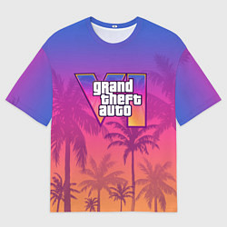 Мужская футболка оверсайз GTA 6 official