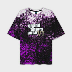 Мужская футболка оверсайз Grand Theft Auto 6 vice city
