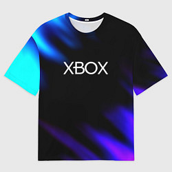 Футболка оверсайз мужская Xbox neon games, цвет: 3D-принт