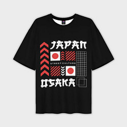 Мужская футболка оверсайз Осака streetwear