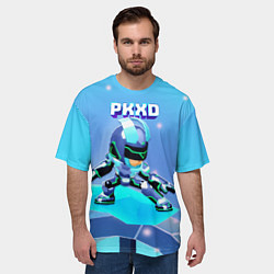 Футболка оверсайз мужская Холодный новогодний PK XD, цвет: 3D-принт — фото 2
