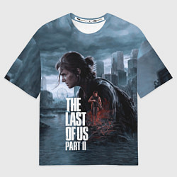 Футболка оверсайз мужская Элли и Эбби tlou part 2 remake, цвет: 3D-принт