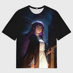 Футболка оверсайз мужская Ферн темной ночью, цвет: 3D-принт