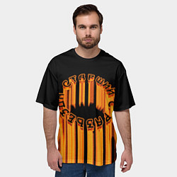 Футболка оверсайз мужская Старший с разъезда art, цвет: 3D-принт — фото 2