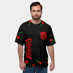 Футболка оверсайз мужская Bullet for my valentine band rock, цвет: 3D-принт — фото 2