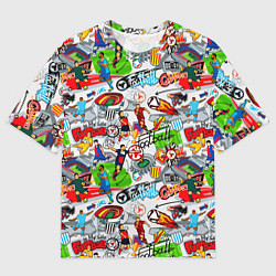 Футболка оверсайз мужская Football it my life, цвет: 3D-принт