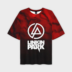 Футболка оверсайз мужская Linkin park strom честер, цвет: 3D-принт