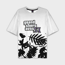 Мужская футболка оверсайз GTA6 tropic game