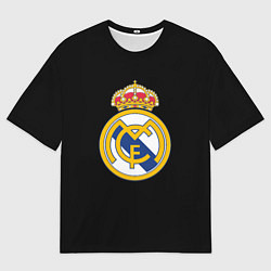 Футболка оверсайз мужская Real madrid fc club, цвет: 3D-принт