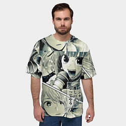 Футболка оверсайз мужская Звездное дитя, цвет: 3D-принт — фото 2