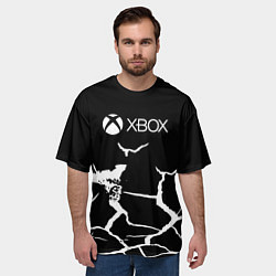 Футболка оверсайз мужская Xbox game текстура рельеф, цвет: 3D-принт — фото 2