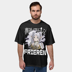 Футболка оверсайз мужская Провожающая Фрирен, цвет: 3D-принт — фото 2