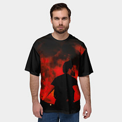 Футболка оверсайз мужская Save your tears, цвет: 3D-принт — фото 2