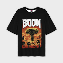 Мужская футболка оверсайз Boom - Doom