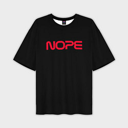 Мужская футболка оверсайз Nope - NASA