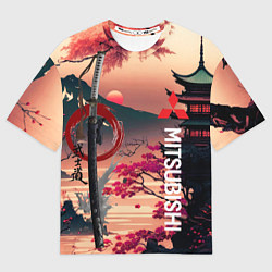 Футболка оверсайз мужская Катана Mitsubishi, цвет: 3D-принт