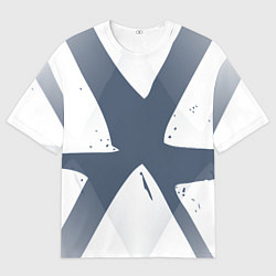 Футболка оверсайз мужская Абстрактный геометрический узор, цвет: 3D-принт