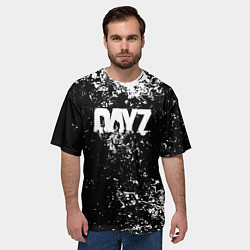 Футболка оверсайз мужская Dayz краски брызги, цвет: 3D-принт — фото 2