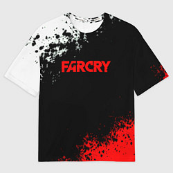 Футболка оверсайз мужская Farcry текстура краски, цвет: 3D-принт