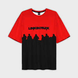 Мужская футболка оверсайз Linkin park rock team