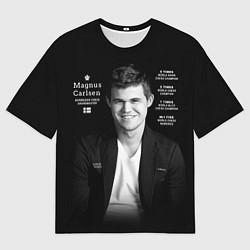 Мужская футболка оверсайз Магнус Карлсен