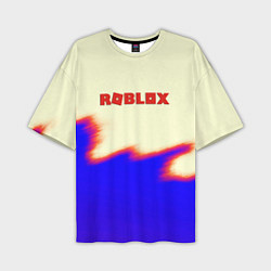 Мужская футболка оверсайз Roblox краски текстура game