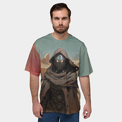 Футболка оверсайз мужская Абориген Арракиса, цвет: 3D-принт — фото 2