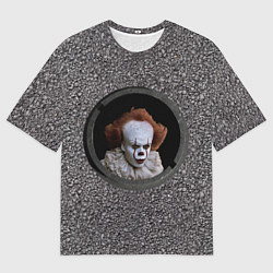 Мужская футболка оверсайз Оно в люке