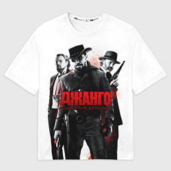 Футболка оверсайз мужская Джанго освобожденный, цвет: 3D-принт
