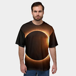 Футболка оверсайз мужская Полнолуние, цвет: 3D-принт — фото 2