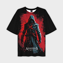 Мужская футболка оверсайз Assassins creed выход из темноты