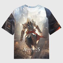Мужская футболка оверсайз Assassins creed старинный город