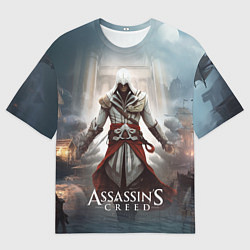 Футболка оверсайз мужская Assassins creed poster game, цвет: 3D-принт