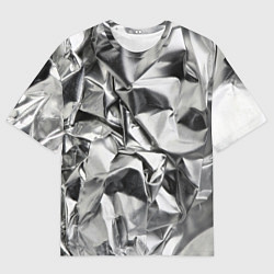Футболка оверсайз мужская Фольгой обмотанный, цвет: 3D-принт