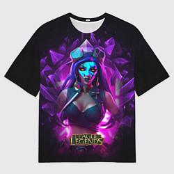 Мужская футболка оверсайз League Of Legends Akali Kda
