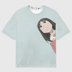 Мужская футболка оверсайз Azumanga Daioh Аюму Касуга