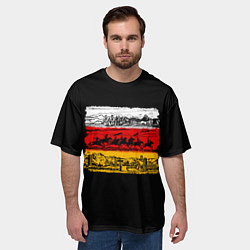 Футболка оверсайз мужская Традиционная Осетия, цвет: 3D-принт — фото 2