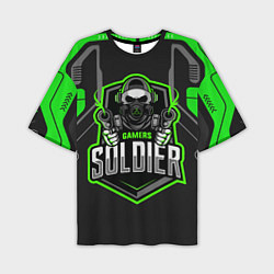 Мужская футболка оверсайз Games soldier
