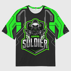 Мужская футболка оверсайз Games soldier