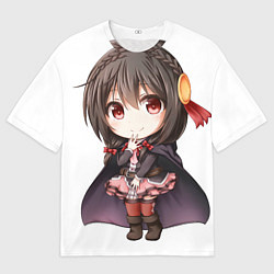 Футболка оверсайз мужская Konosuba Юн-юн чибик, цвет: 3D-принт