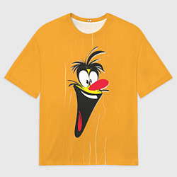 Футболка оверсайз мужская Смеющееся мультяшное лицо, цвет: 3D-принт