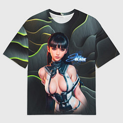 Мужская футболка оверсайз Stellar Blade Eve откровенный наряд