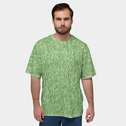 Футболка оверсайз мужская Эффект шерстяных прядей, цвет: 3D-принт — фото 2