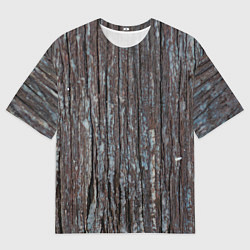 Футболка оверсайз мужская Ствол дерева, цвет: 3D-принт