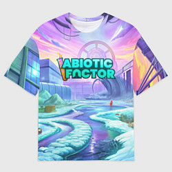 Мужская футболка оверсайз Abiotic Factor world