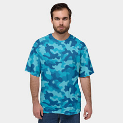 Футболка оверсайз мужская Камуфляж Люсии из gta 6, цвет: 3D-принт — фото 2